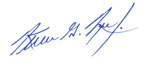 Signature of Kevin Nye