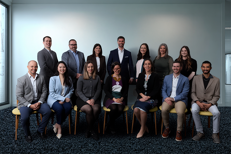 Photo de groupe des permanentes et permanents du CNC