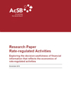 Research paper: Rate-regulated Activities