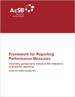 This is a pdf of the Framework for Reporting Performance Measures - Revised First Edition