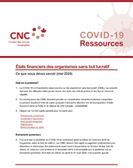 Vignette du document États financiers des organismes sans but lucratif