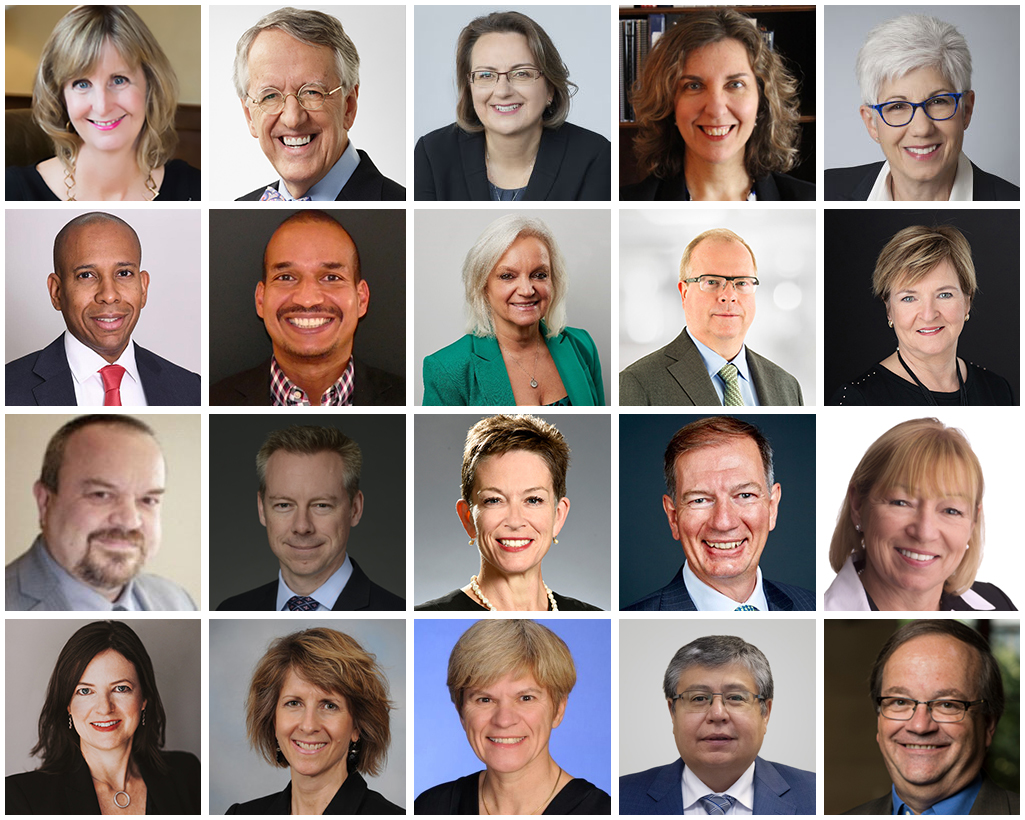 Headshots of AcSOC members