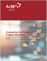 AcSB Evaluating the Preface Project Summary Thumbnail