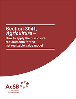 Thumbnail for Section 3041, Agriculture – How to apply the disclosure requirements for the net realizable value model