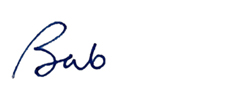 Signature de Robert M. Bosshard