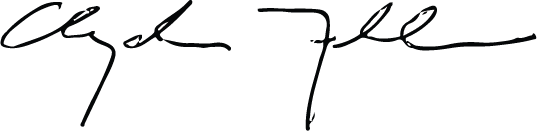 Clyde McLellan Signature