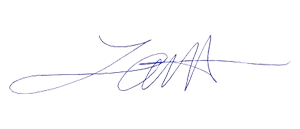 Signature of Lorraine Moore