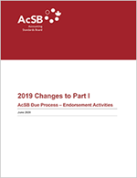 2019 Changes to AcSB Handbook Part 1 
