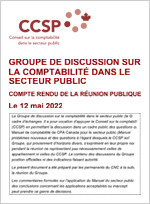 Thumbnail of May 2022 PUBLIC SECTOR ACCOUNTING DISCUSSION GROUP French meeting report.
