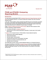 Thumbnail – PSAB and IPSASB: Comparing Reporting Models