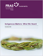 cover of the CSSB Indigenous: What We Heard document featuring an image of braided sweet grass